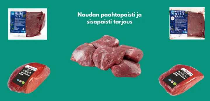 naudan paahtopaisti ja sisapaisti tarjous s-market