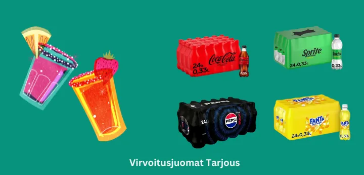 virvoitusjuoma tarjous