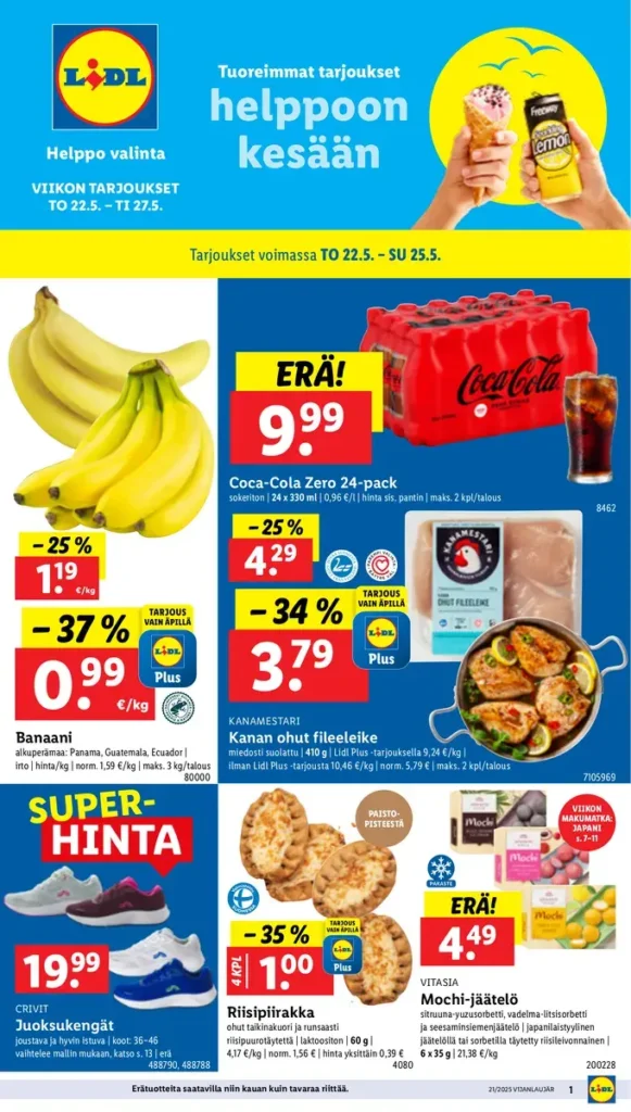 Kaupan suomen lidl tarjouslehti voimassa 27.5.2025 lidl tarjouslehti voimassa 27.5.2025